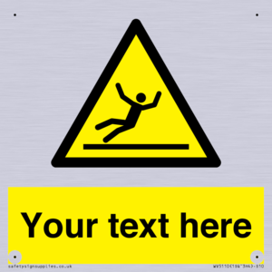 Custom Figure Slipping Sign